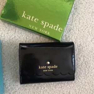 Black Kate Spade leather wallet